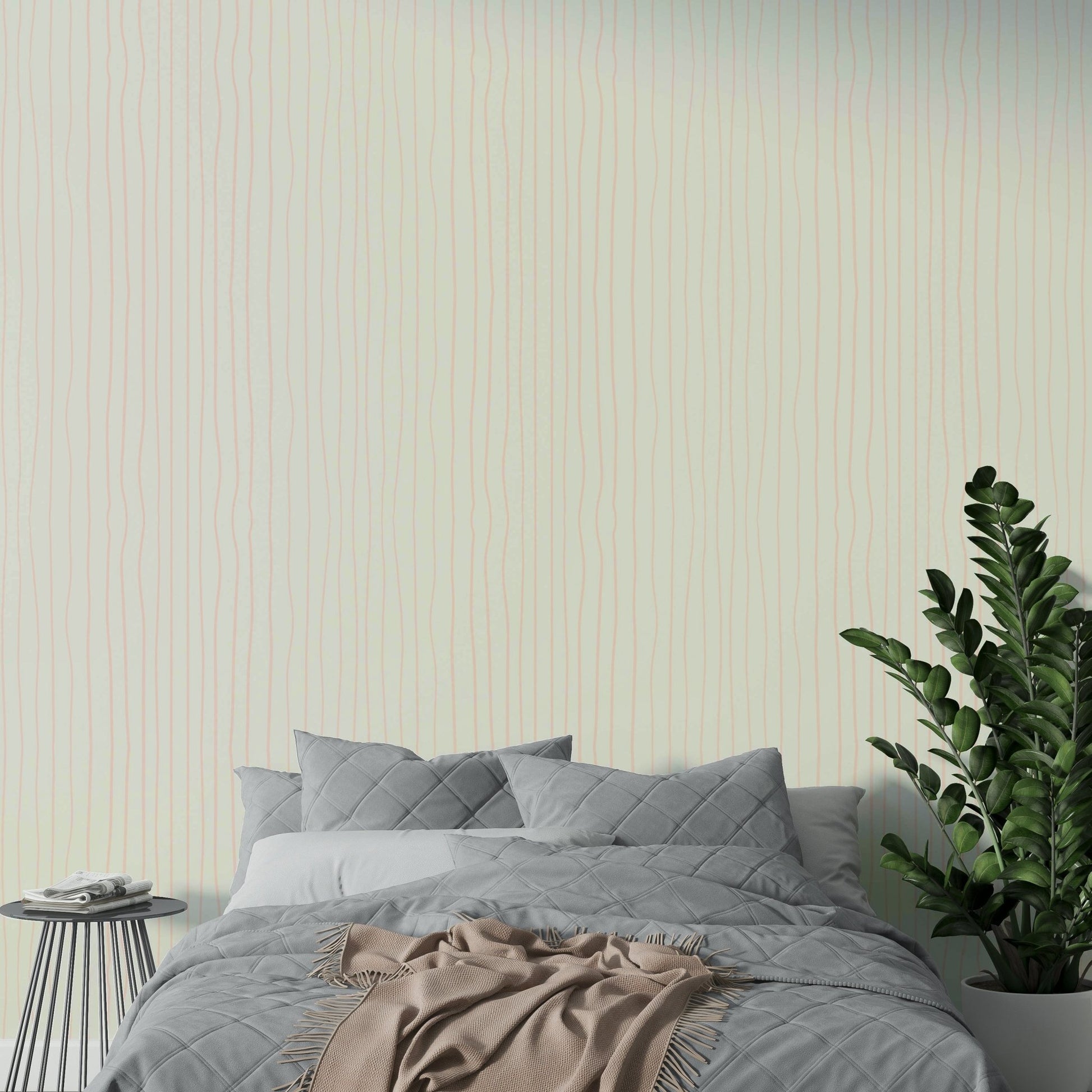 Modern pink wallpaper for bedrooms

