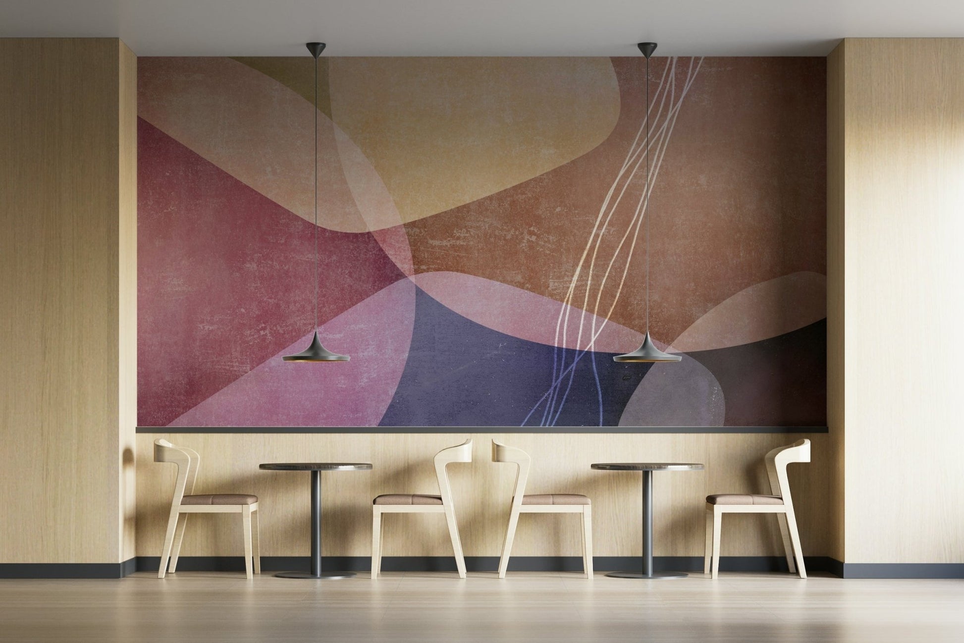 The composition is balanced and simple.

