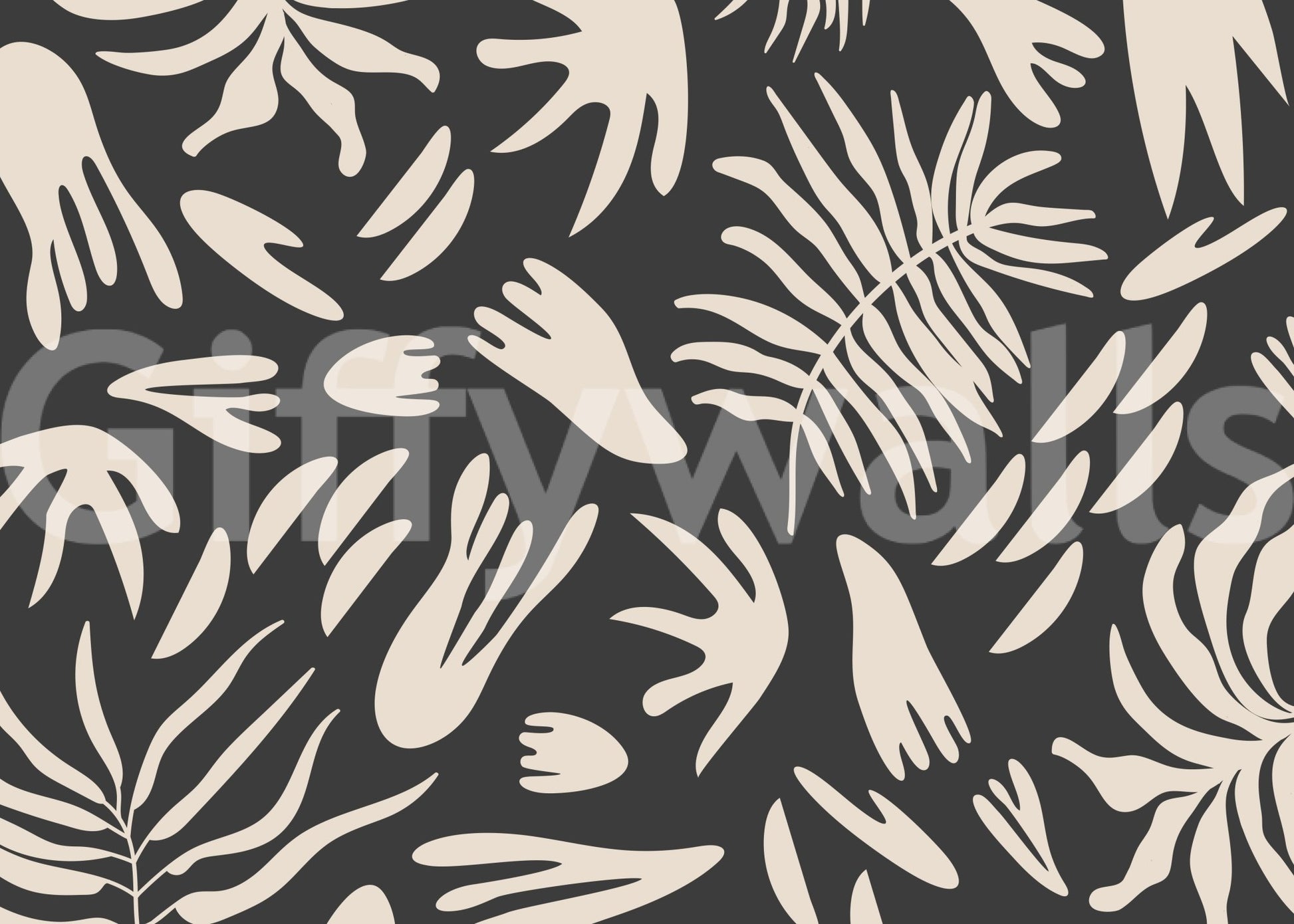 A high-quality minimalist wall mural for walls., GD5104