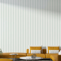 Organic Stripes Light Sage Wallpaper⁠