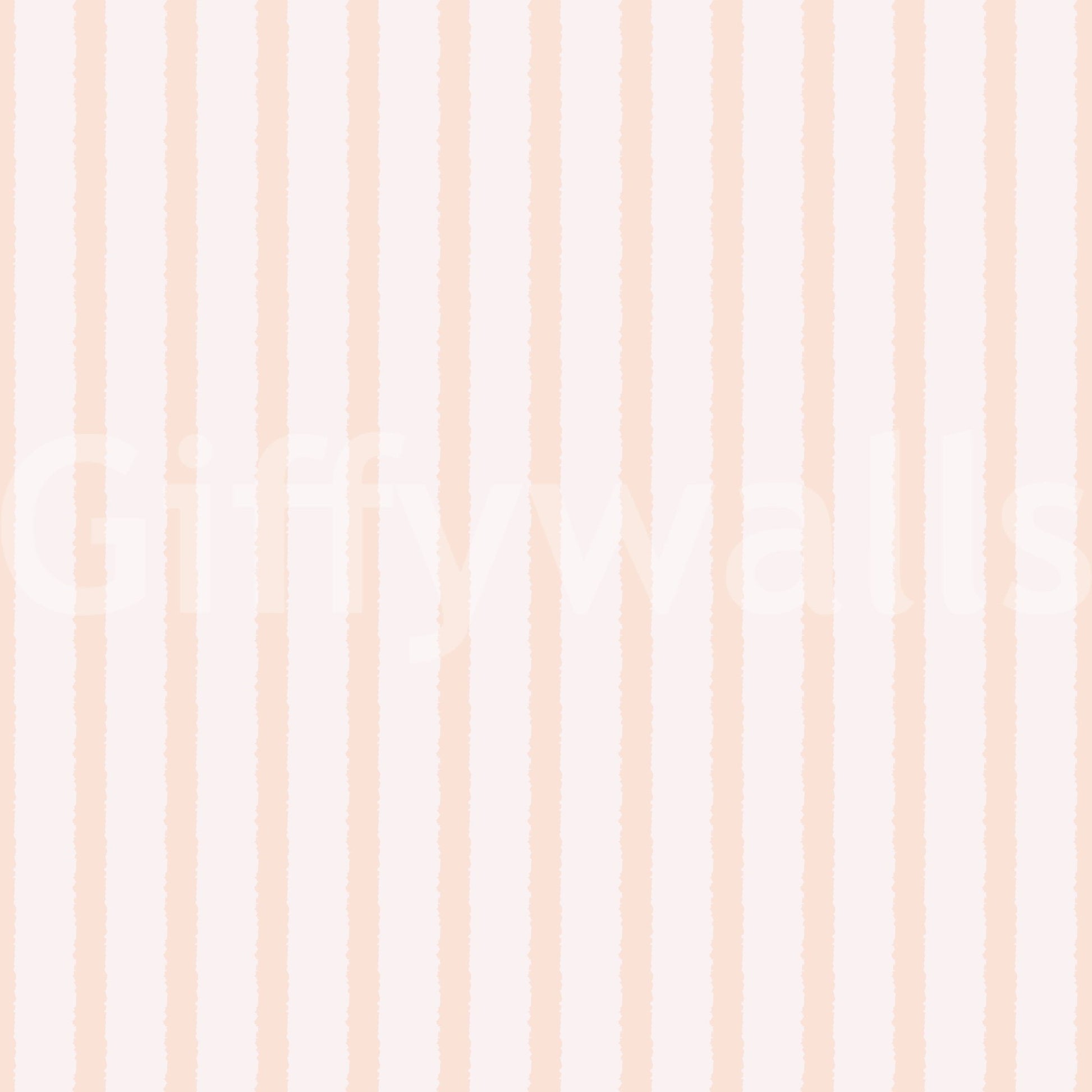 Organic Stripes Pale Peach Wallpaper⁠