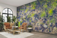 Lush green grass and earthy textures.

