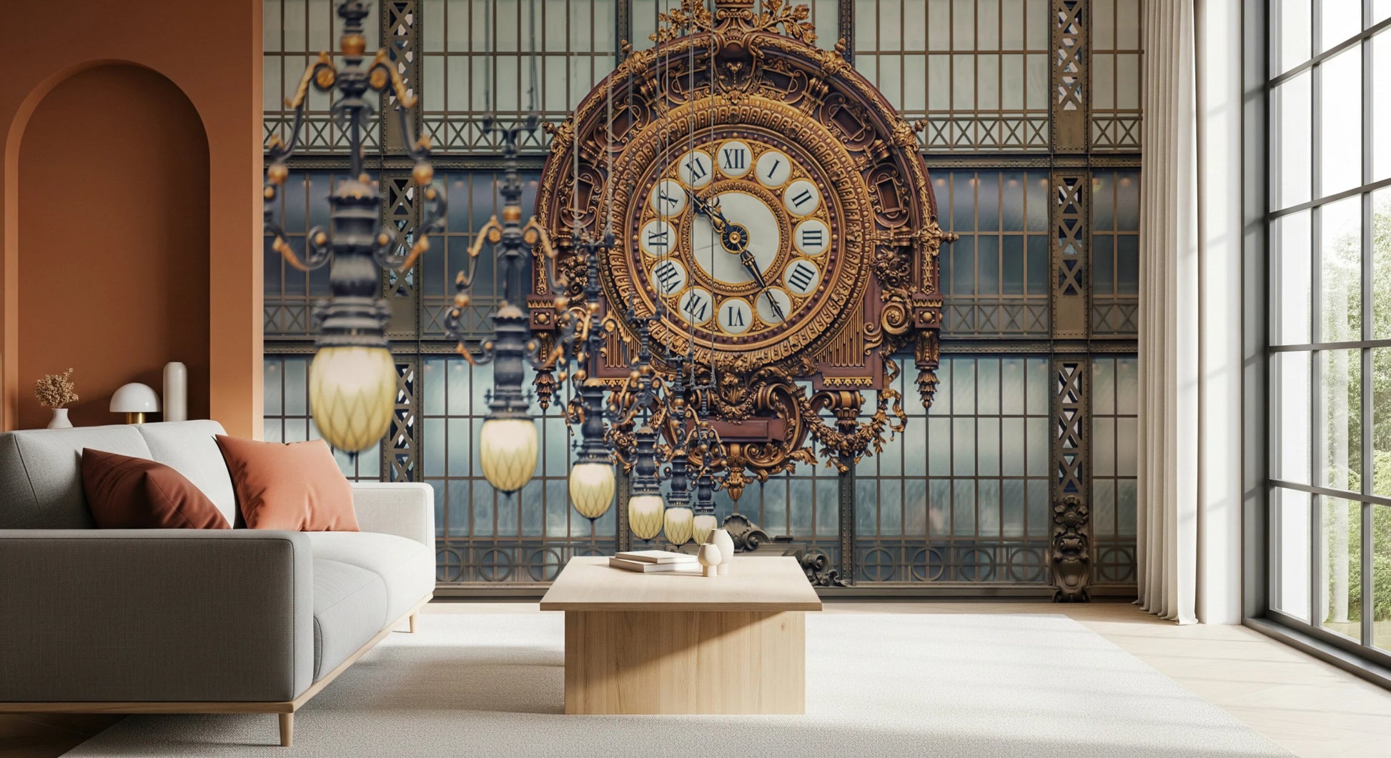 Orsay Clock Wall Mural
