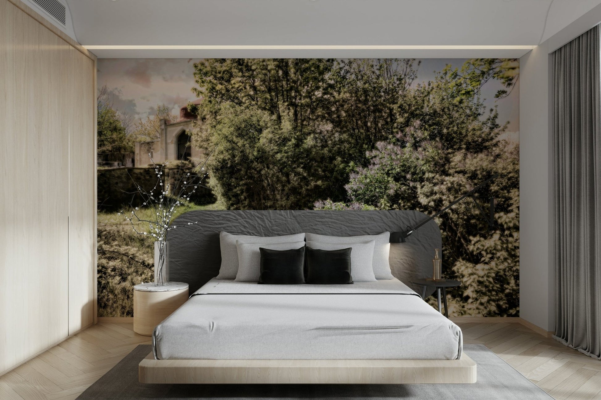 Serene nature photography of a winding trail.

