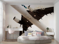 An artistic nature inspired mural for home decor., GD4752