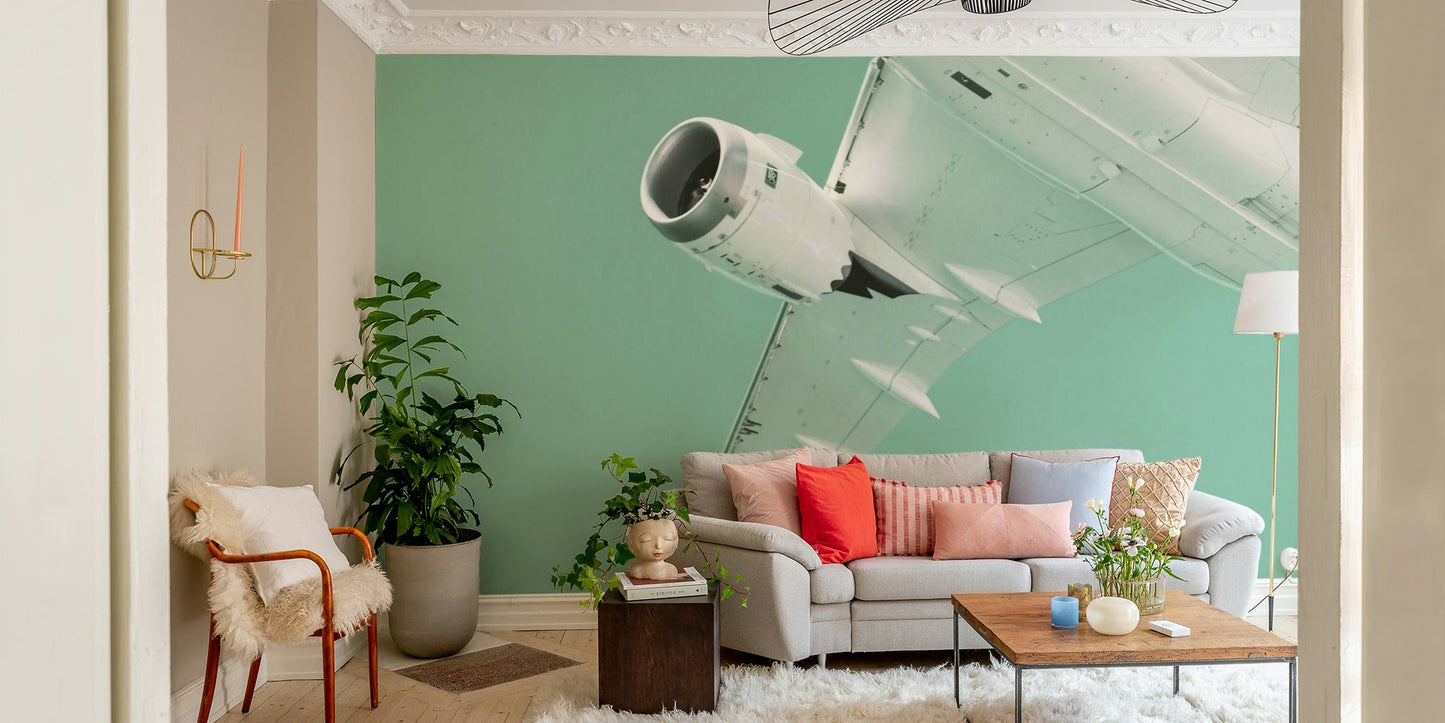 Overhead X Wall Mural