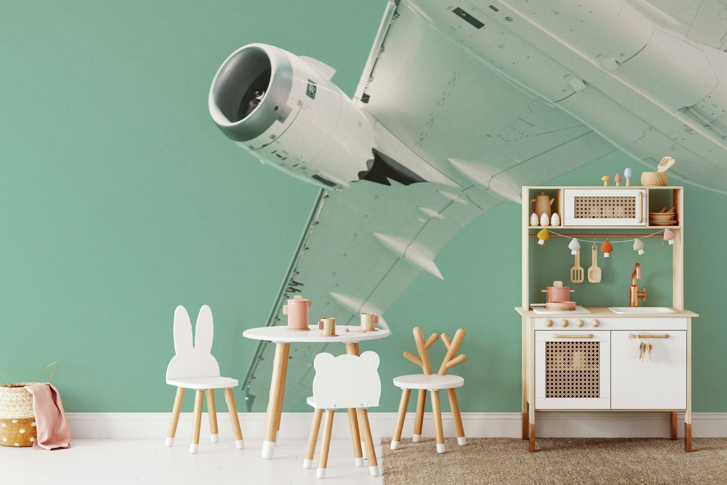 Overhead X Wall Mural