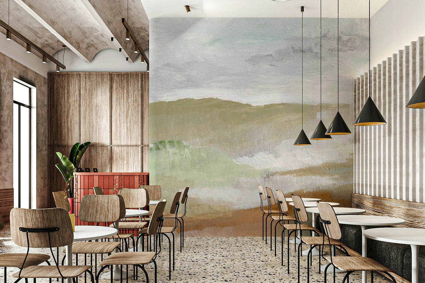 The image has a soft, painted look.

