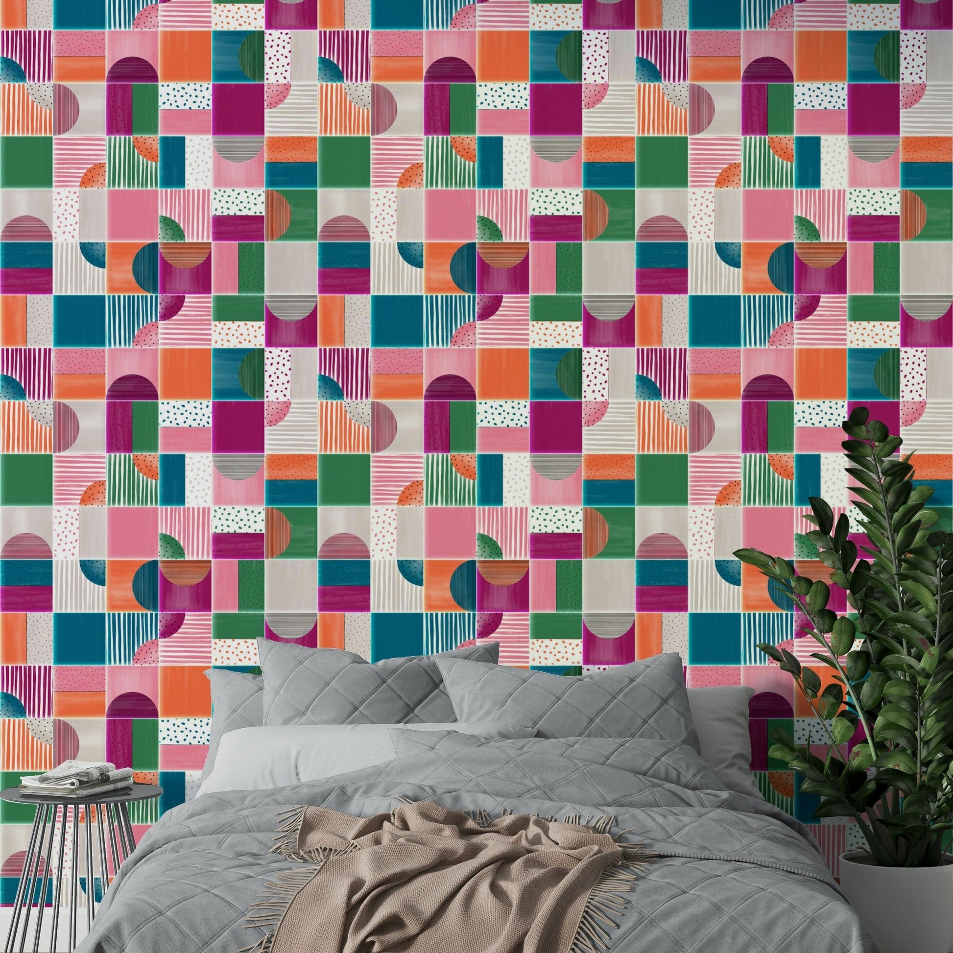 Seamless pattern for wall application.

