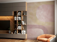 Soft pastel sand wallpaper design

