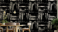 A full wall shot of the stripes, showing the uniform pattern and color