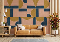Muted vintage color wall covering
