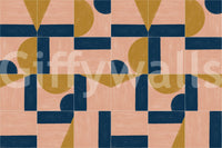 Timeless pattern wallpaper for kitchens
