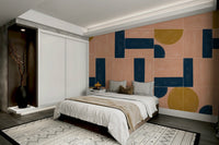 Vintage tile pattern in soft blues
