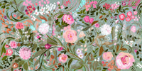 A high-quality serene flower wall mural for walls.