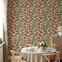 Cozy kitchen wallpaper pattern

