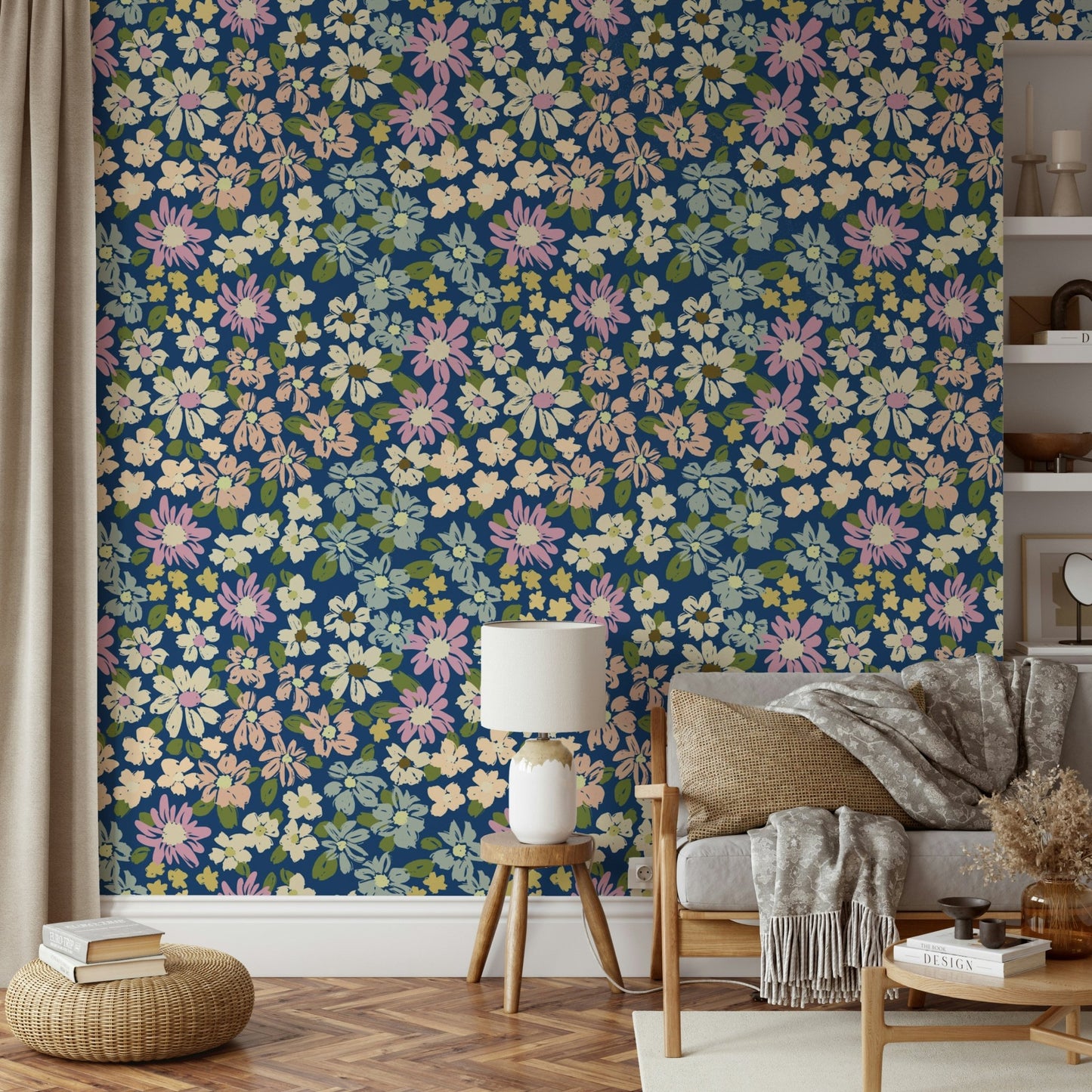 Gentle hues and artistic brushstrokes.

