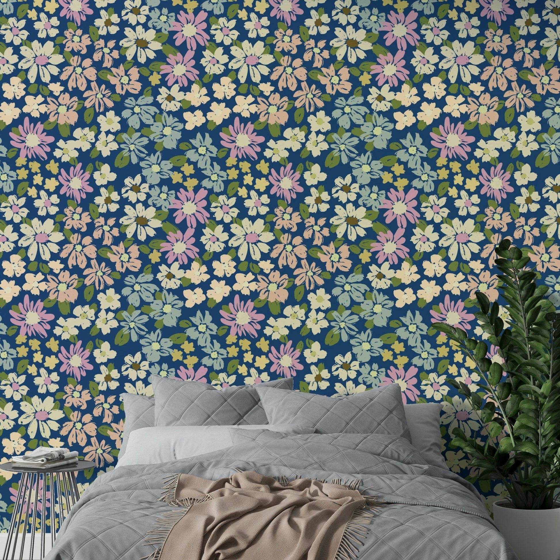 Soft, impressionistic style.

