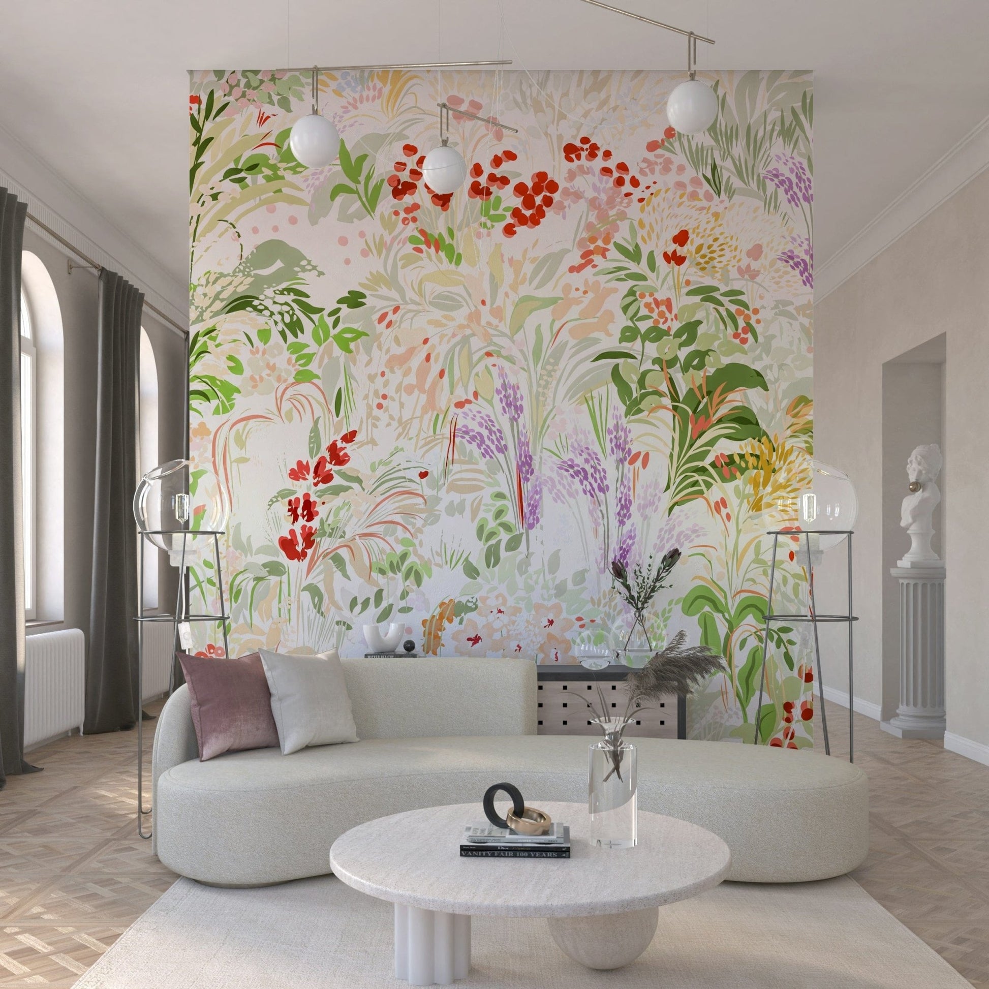 Ethereal sensation of flamboyant blooms, Painterly Meadow., GD6656