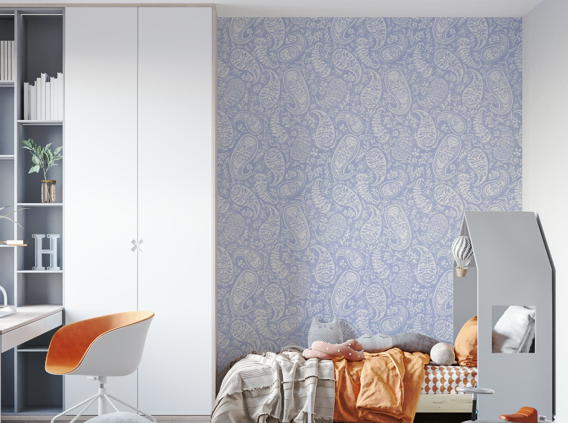 High-resolution paisley pattern.

