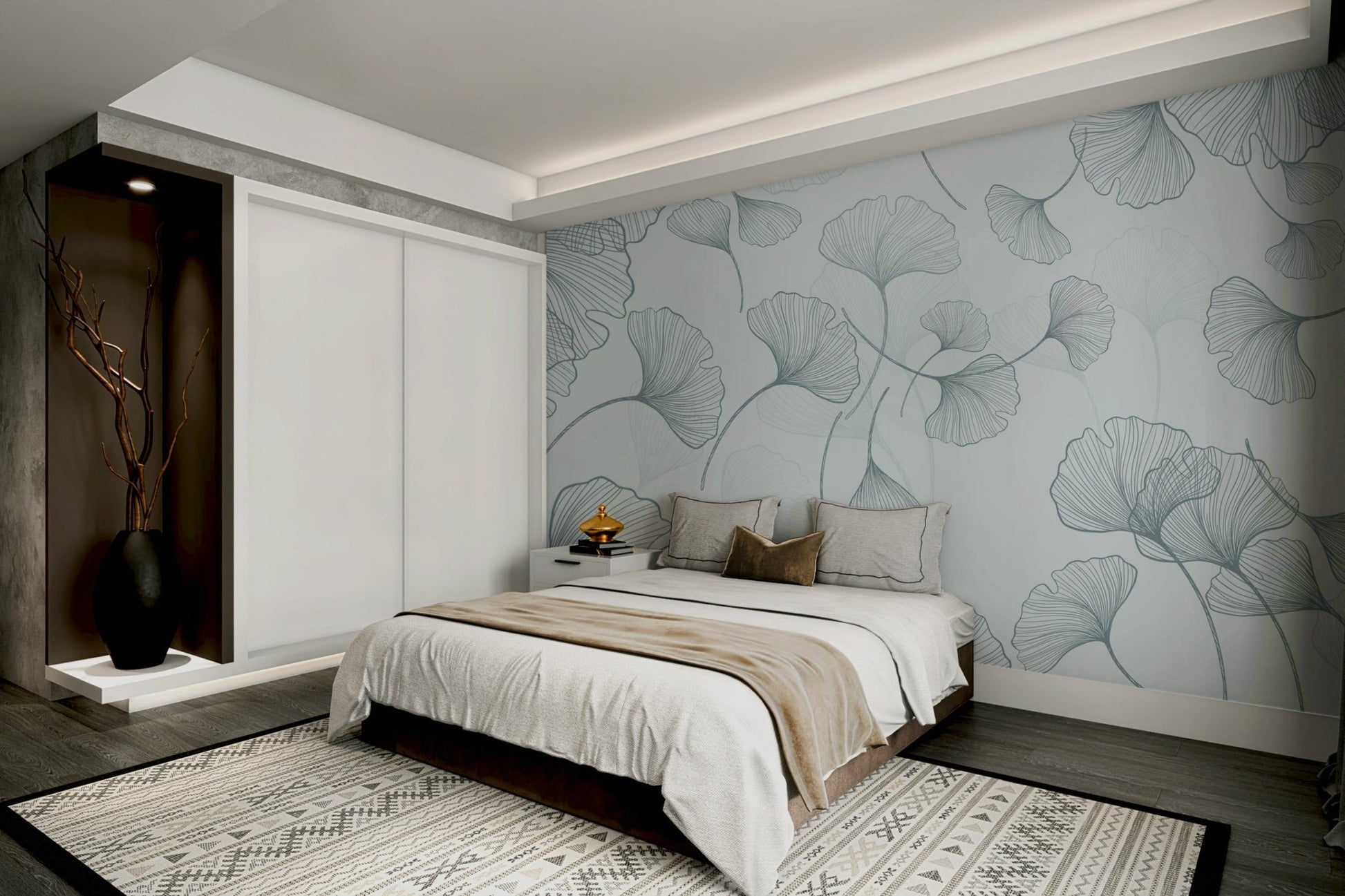 The composition is balanced and uncluttered.

