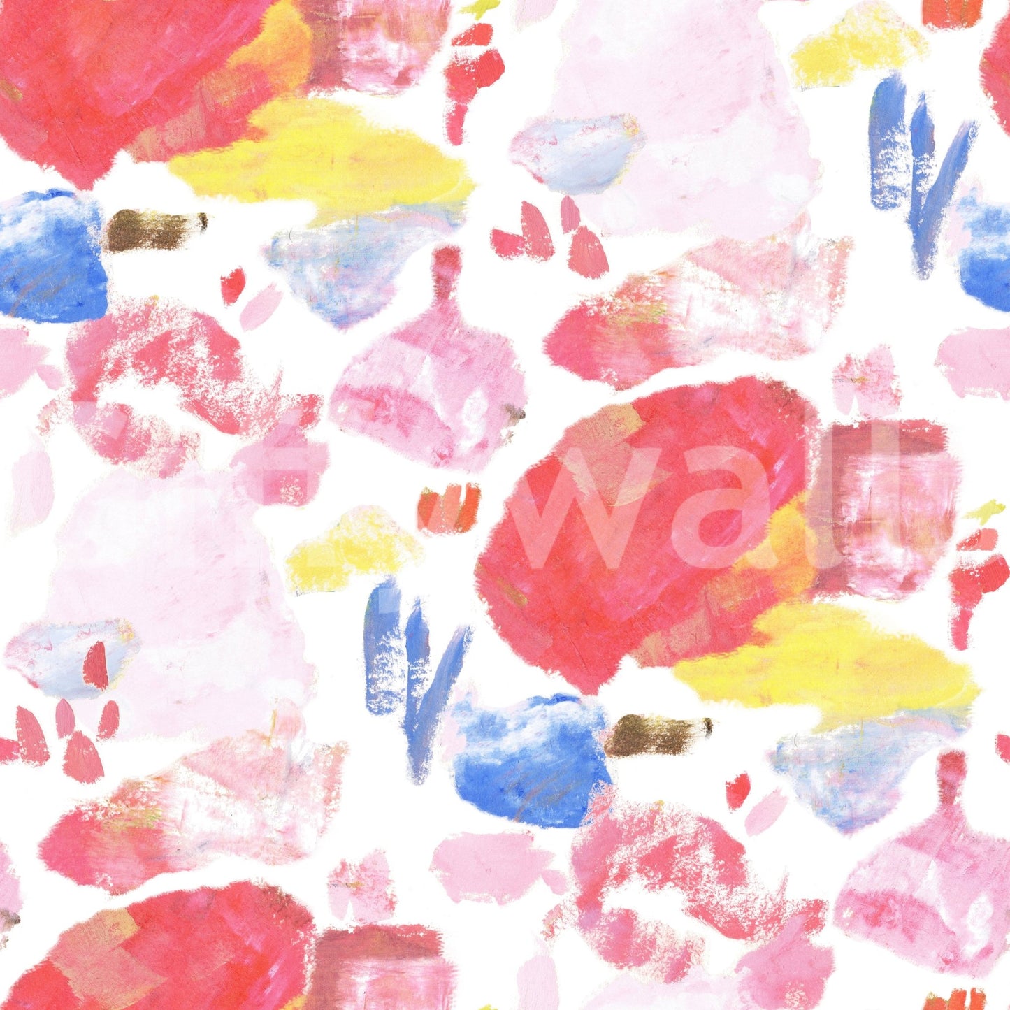 Palette of Bright Colorful Brushstrokes Wallpaper⁠