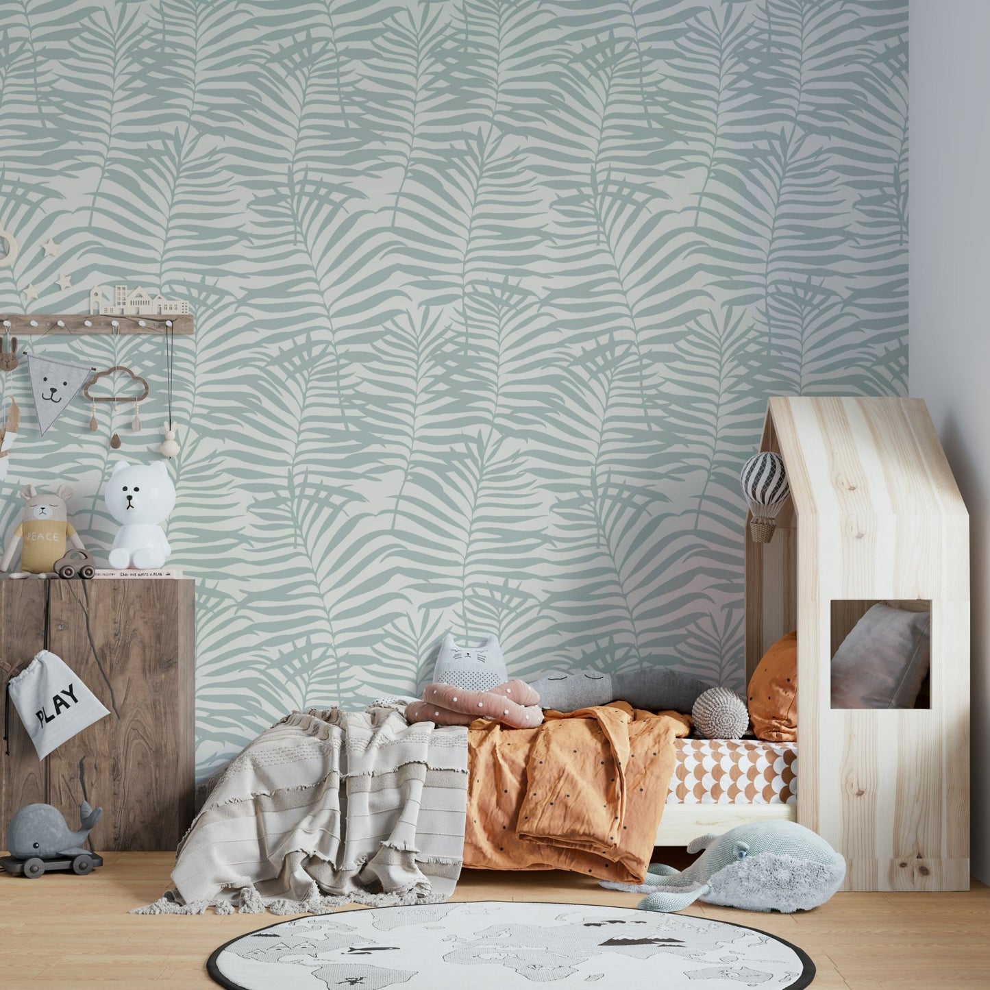 Wallpaper for walls with a graceful, hand-drawn feel

