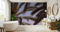 An artistic nature inspired mural for home decor.