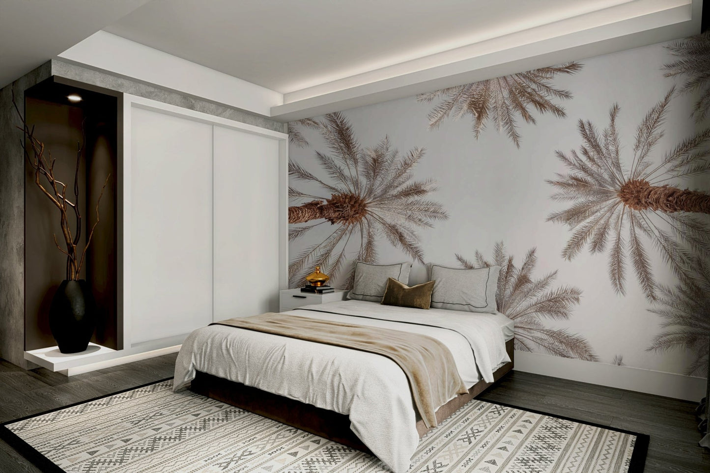 The feeling is one of fresh elegance.

