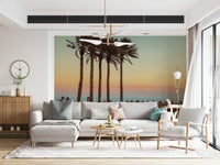 High-quality Palm Trees on Beach wallpaper for walls, beautiful skyline.
