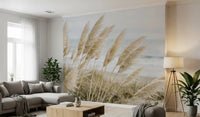 Pampas Whisper Wall Mural