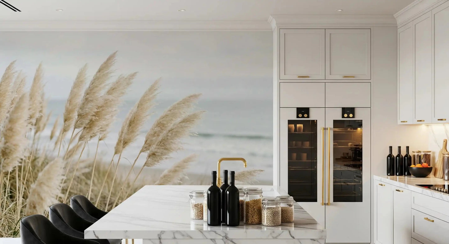 Pampas Whisper Wall Mural