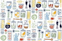 Whimsical kitchen storage design

