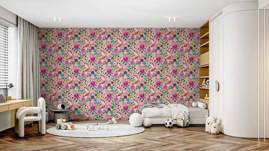 Paper Flowers wall mural, GD860