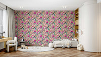 Paper Flowers wall mural

