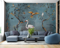 Tranquil Paradise Forest Mural
