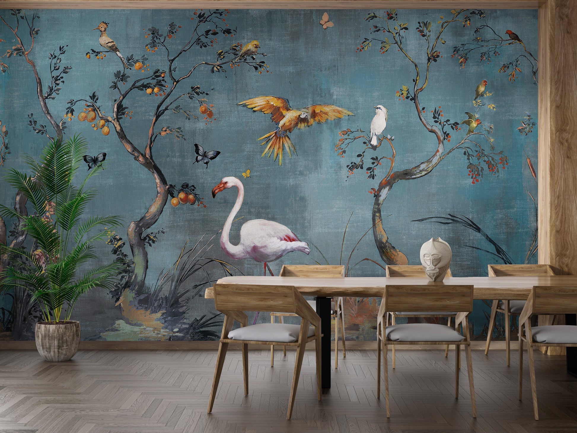 Lush Paradise Forest Wall Mural
