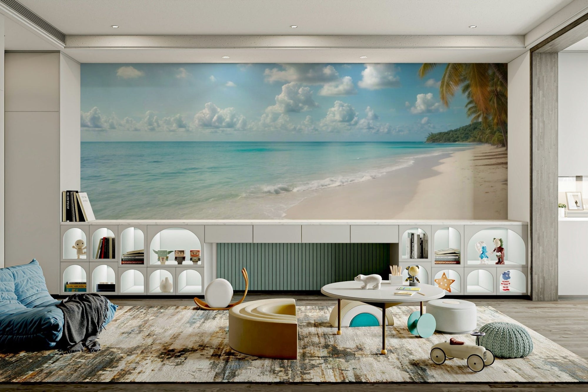 A peaceful, sandy beach on a tropical island. GD3699

