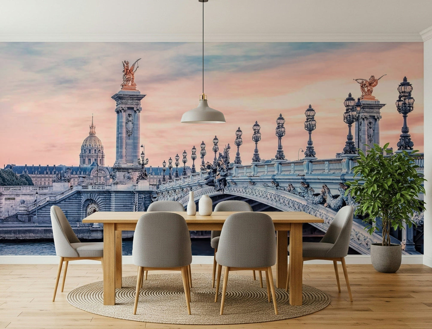 Parisian Bridge Dream Wall Mural