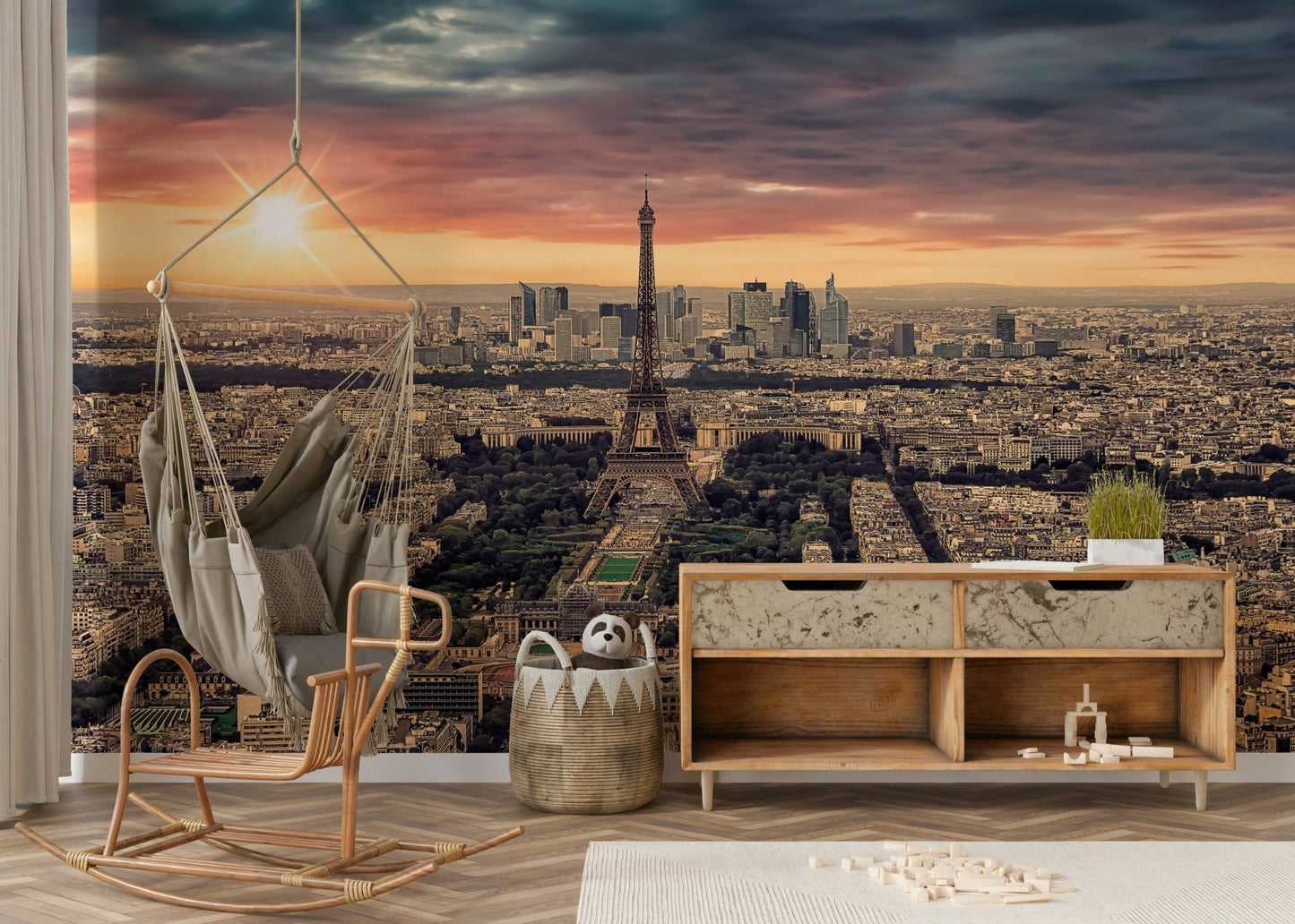 Parisian Dawn Wall Mural