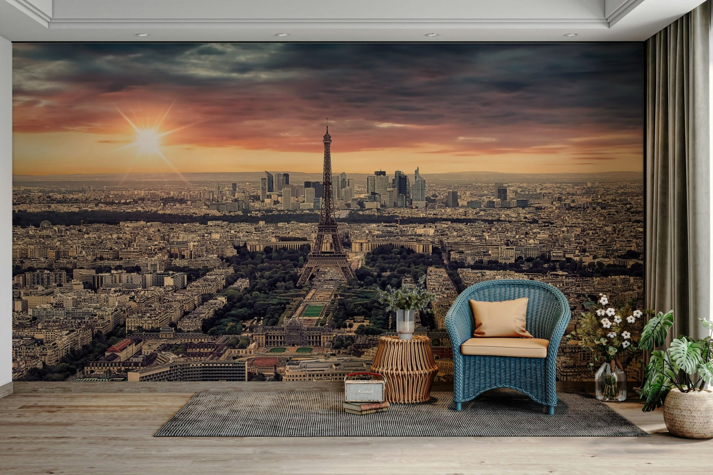 Parisian Dawn Wall Mural