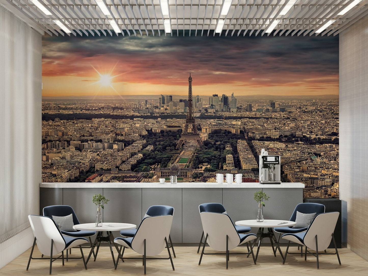 Parisian Dawn Wall Mural