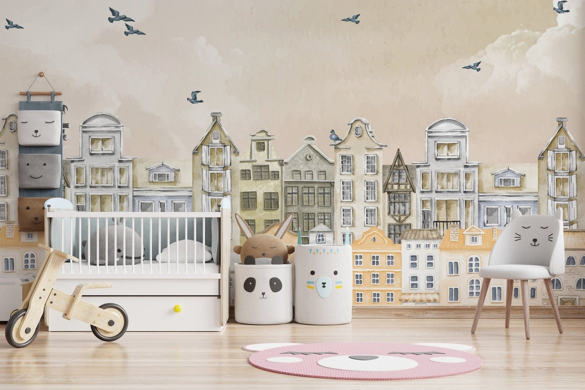 Parisian dream wallpaper for nursery C330
