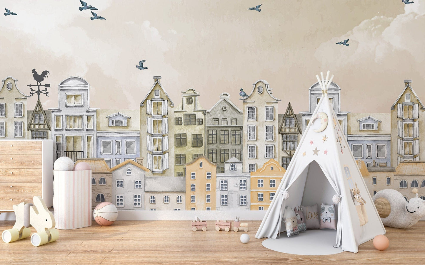 Parisian Dream Wall Mural - Giffywalls