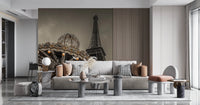 Parisian Dreamscape Wall Mural featuring historic city landmarks