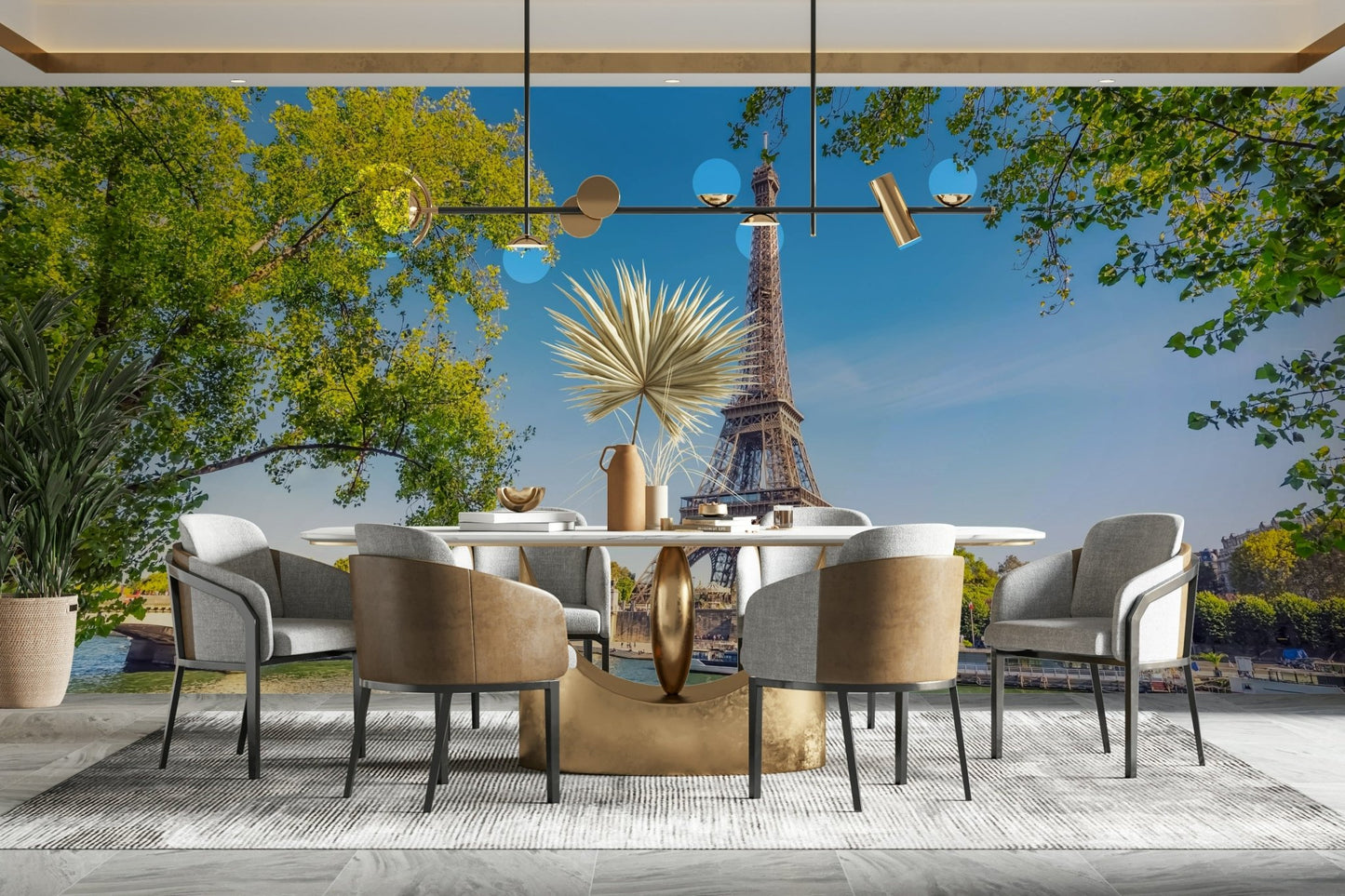 Parisian Majesty Wall Mural