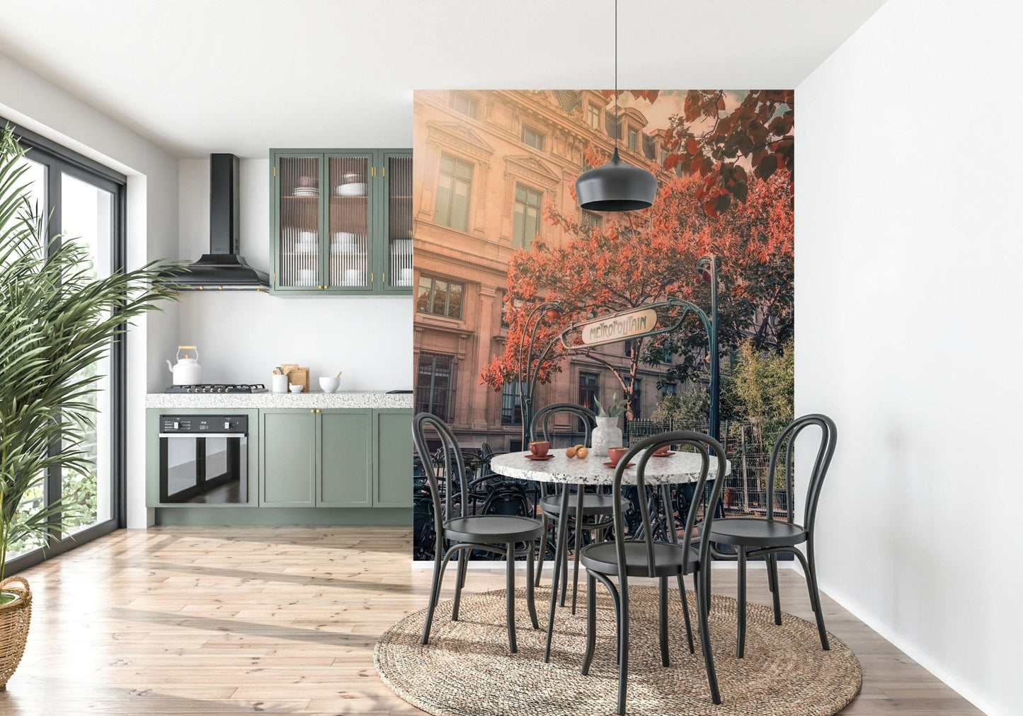 Parisian Metro Charm Wall Mural