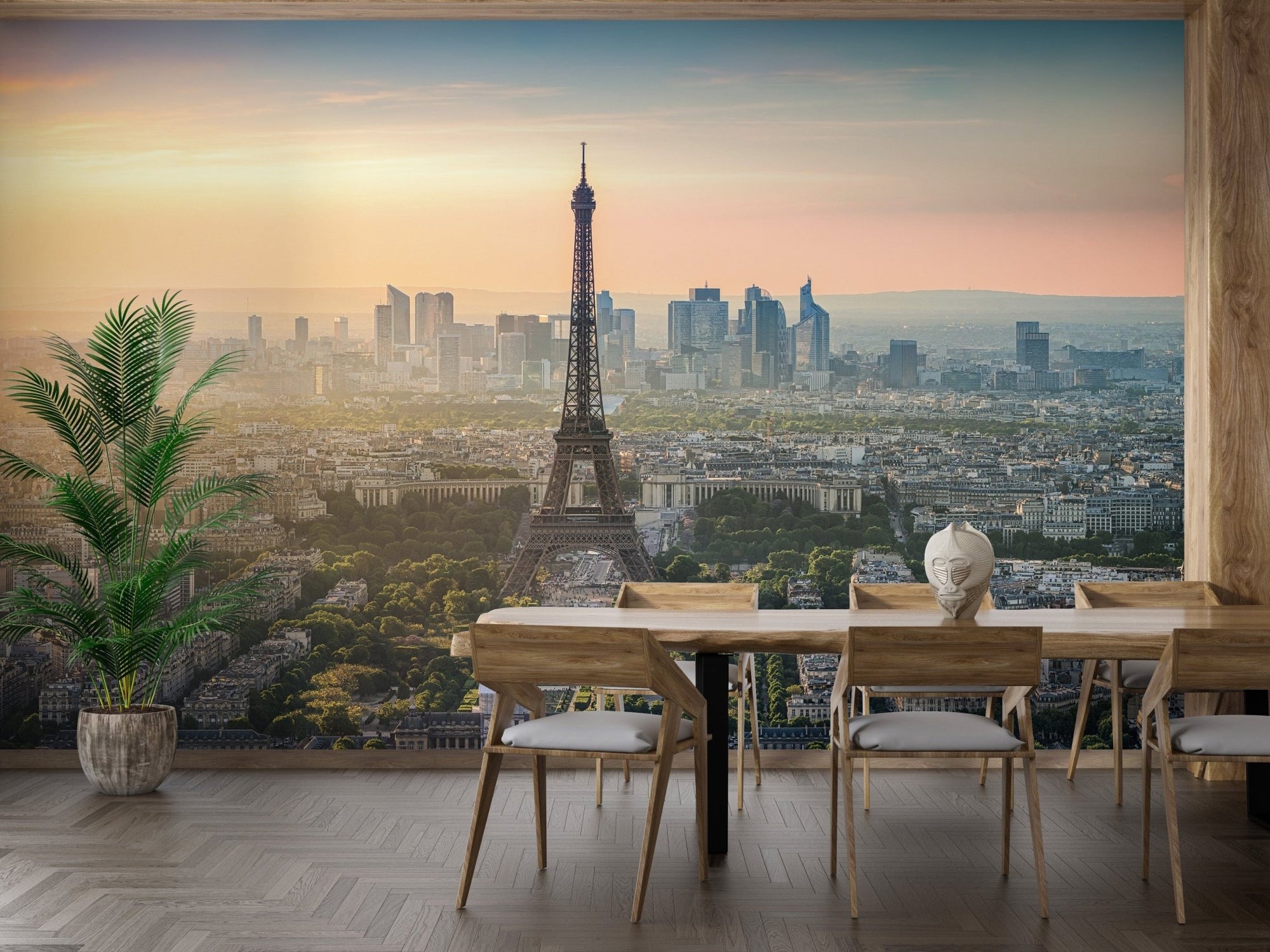 Paris Skyline Wall Mural B204