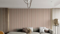 Parisian Pinstripe Elegance Wallpaper