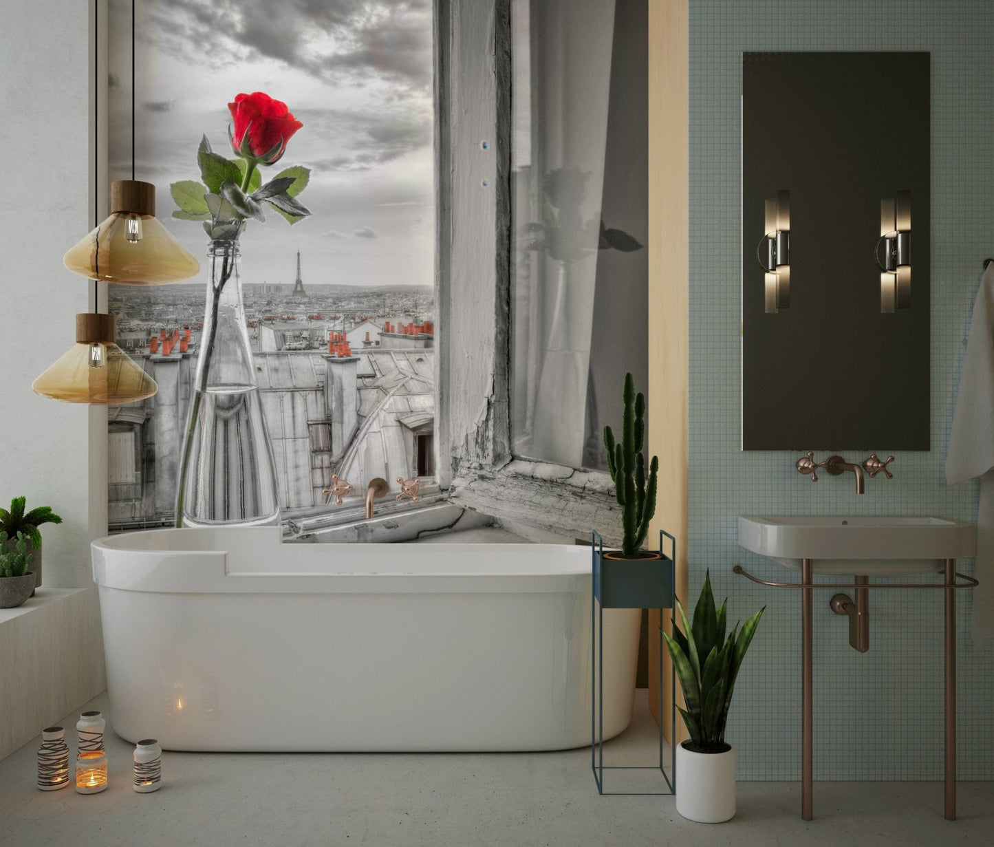 Parisian Romance Wall Mural